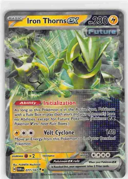 Iron Thorns ex 077/167 Double Rare Twilight Masquerade Pokemon NM - Image 1