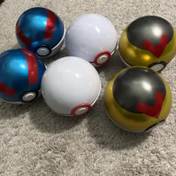 Lot of 6 EMPTY Pokemon Tins Pokeball Balls Variety - Image 1