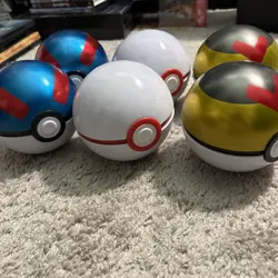 Lot of 6 EMPTY Pokemon Tins Pokeball Balls Variety - Image 2