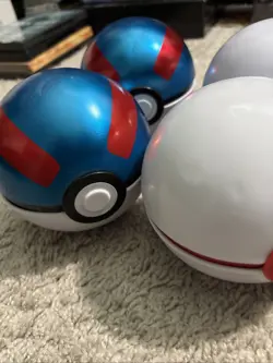 Lot of 6 EMPTY Pokemon Tins Pokeball Balls Variety - Image 5