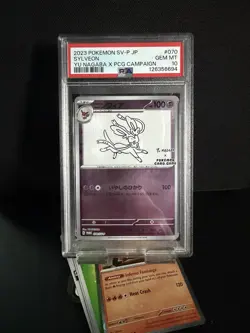 2023 POKEMON JAPANESE SV-P PROMO #070 SYLVEON PSA 10 - Image 1