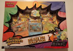 LOT OF 4 Pokemon TCG Ascended Heroes First Partners Deluxe Pin Collection Sealed - Image 3