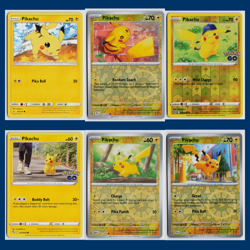 6x Pikachu Lot 54 Sun Moon Unbroken Bonds Pokemon Cards Collection Set TCG - Image 1