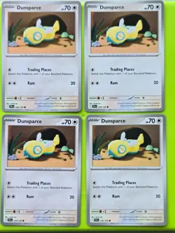 Play Lot (4) Dunsparce 120/159 ~ Pokemon TCG ~ Journey Together - Image 1