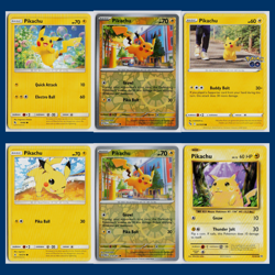 6x Pikachu Lot 19 Sun Moon Hidden Fates Pokemon Cards Collection Set TCG - Image 1