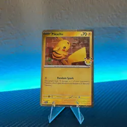 Pikachu Cosmos Holo (Pokemon Day 2026) Stamped TEF 051/162 Pokemon TCG - Image 1
