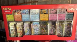Pokemon TCG: Prismatic Evolutions Costco Mini Tins 8 Pack - New & Sealed - Image 1