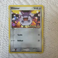 Whismur 73/106 From EX Emerald Reverse Holo Stamped NM Pokemon TCG ⭐ - Image 1