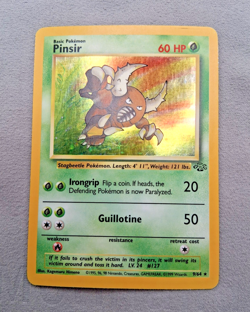 Pinsir 9/64 Holo Unlimited Holo Rare Jungle Pokemon TCG LP - Image 1