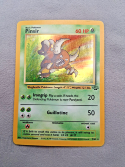 Pinsir 9/64 Holo Unlimited Holo Rare Jungle Pokemon TCG LP - Image 2