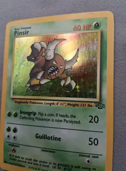 Pinsir 9/64 Holo Unlimited Holo Rare Jungle Pokemon TCG LP - Image 3