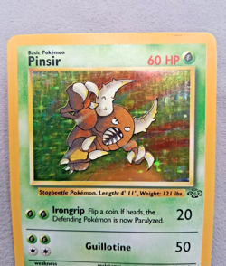 Pinsir 9/64 Holo Unlimited Holo Rare Jungle Pokemon TCG LP - Image 4