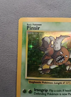Pinsir 9/64 Holo Unlimited Holo Rare Jungle Pokemon TCG LP - Image 5