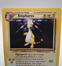 Ampharos 1/111 Neo Genesis Holo MP Vintage Pokemon TCG - Image 4