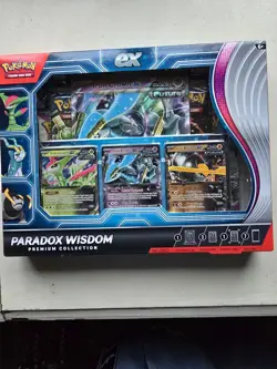 Pokemon TCG Paradox Wisdom Premium Collection Box New & Sealed - Image 1