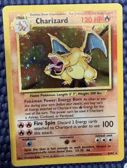 Pokemon Charizard 1999 Base Set Holo - Excellent RARE 4/102 - Image 2