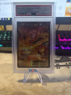 Charizard EX XY121 Black Star Promo Full Art Holo Pokemon Card PSA 8 NM-MT - Image 1