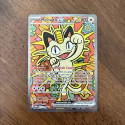 Pokemon Meowth ex 121/088 Perfect Order Holo Full Art | Mint - Image 1