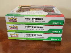 3-Pokemon TCG First Partner Illustration Collection Series 1 READ DETAILS - Image 3