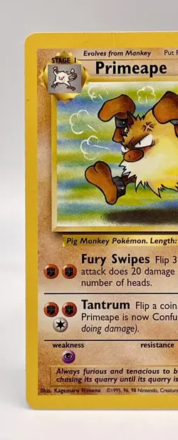 Primeape Jungle Set 43/64 Uncommon Pokemon Non Holo Vintage 1999 WOTC LP - Image 2