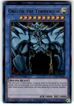 Obelisk the Tormentor LC01-EN001 Yu-Gi-Oh Legendary Collection 1 Limited Edition - Image 2