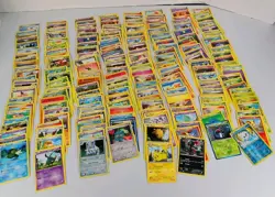 Lot of 200 Common/Uncommon Cards Holo Pokemon TCG Card HP-MP-LP Various Years - Image 1