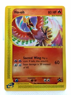 Pokemon TCG Ho-oh 52/53 Wotc Promo Regular Basic Sacred Wing 2002 Card - Image 1