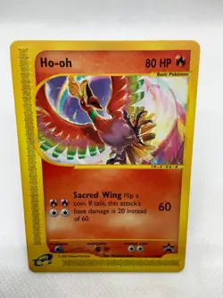 Pokemon TCG Ho-oh 52/53 Wotc Promo Regular Basic Sacred Wing 2002 Card - Image 4