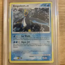 Pokemon 2007 Diamond & Pearl Empoleon LV. 42 Holo Card #4/130 - Image 1