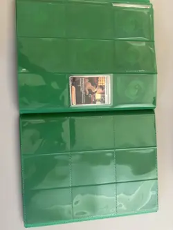 Gamegenic Green Binder with Pokemon TCG Mixed Card Lot Charizard Blastoise - Image 5