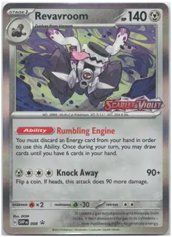 Revavroom - 008 SVP SV: Scarlet & Violet Promo Cards NM - Pokemon TCG - Image 1