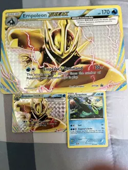 Pokemon Cards: Empoleon, Empoleon Break, And Jumbo Empoleon Break Bundle - Image 1