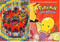 Geodude #167 - Topps Trading Cards Series 2 Pokemon MP - Image 3