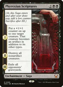 Phyrexian Scriptures NonFoil March of the Machine Commander 266 NM MTG - Image 1