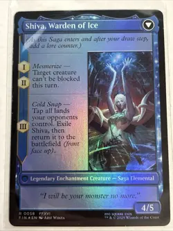 Magic the Gathering: Jill, Shiva's Dominant Final Fantasy Foil NM - Image 2