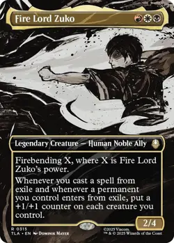 Fire Lord Zuko (Borderless) 315 Avatar: The Last Airbender Magic: Mayer - Image 1