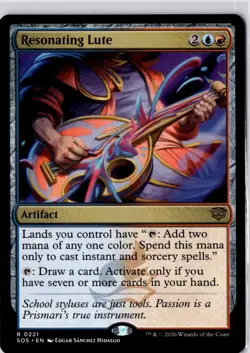Resonating Lute Secrets of Strixhaven Regular NM R 0221 - Image 1