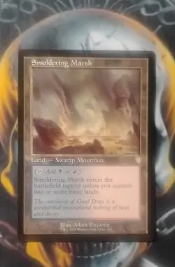 Smoldering Marsh (Retro Frame) Commander: the Brothers' War Regular - Image 1