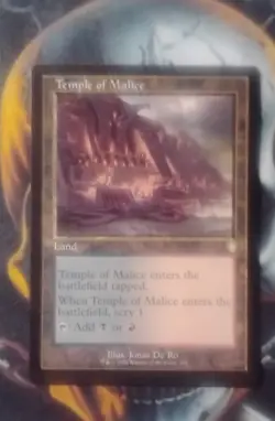 Temple of Malice (Retro Frame) Commander: the Brothers' War Regular - Image 1