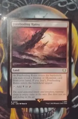 Foreboding Ruins Commander: the Lord of the Rings: Tales of Middle-Earth Regular - Image 1