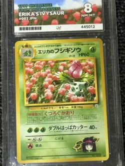 Pokemon Japanese Gym 2 Erika's Ivysaur 002 Nintendo 1999 Challenge GRADED 8 - Image 2