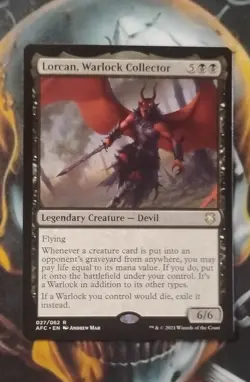 Lorcan, Warlock Collector Commander: Adventures in the Forgotten Realms Regular - Image 1