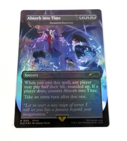 Absorb Into Time Temporal Extortion Rainbow Foil FINAL FANTASY Secret Lair MTG - Image 1