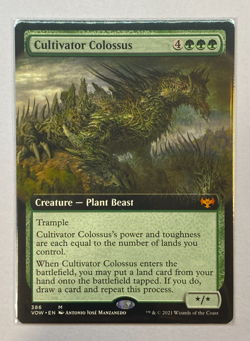 MTG - Innistrad: Crimson Vow - Cultivator Colossus - Extended Art - NM - Image 1