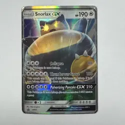 Pokemon Snorlax GX SM05 Promo Holo Sun & Moon TCG Card - Image 1