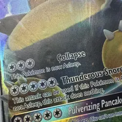 Pokemon Snorlax GX SM05 Promo Holo Sun & Moon TCG Card - Image 4