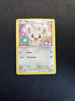Pokemon TCG Single Card Minccino Cosmos Holo Promo BW13 Black & White 2011 - Image 1