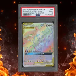 Pokemon Hidden Fates MOLTRES & ZAPDOS & ARTICUNO 69/68 Secret Rare PSA 9 - Image 1