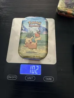 Pokemon Ascended Heroes mini tin! | 102 GRAMS HEAVY TIN | POTENTIAL GOD PACK - Image 1