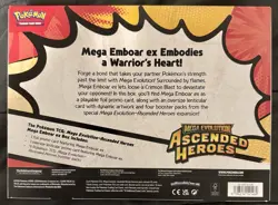 Pokemon Ascended Heroes Mega Emboar EX Box Sealed New - Image 2